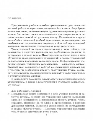 Русский язык на "отлично". 5 класс фото книги 2