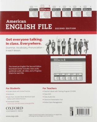 American English File. Level 1. Workbook with Online Practice фото книги 2
