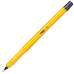Ручка шариковая, пластиковый желтый корпус, 0,5 мм, черная фото книги 2