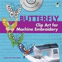 Butterfly Clip Art for Machine Embroidery (+ CD-ROM) фото книги