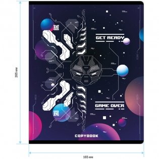 Тетрадь, 48 л., А5, линия ArtSpace "Стиль. Cyber", эконом. Арт. Т48лС_42968 фото книги 3