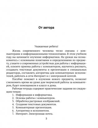 Информатика. Рабочая тетрадь для 6 класса фото книги 2