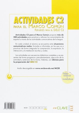 Actividades Para El Marco Comun. C2. Libro + audio descargable фото книги 2