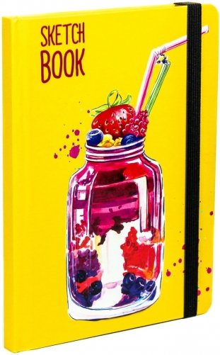 Скетчбук. Коктейль жёлтый фото книги 2