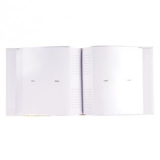 Фотоальбом "Brauberg", на 200 фото 10x15 см, цвет бело-золотистый фото книги 2