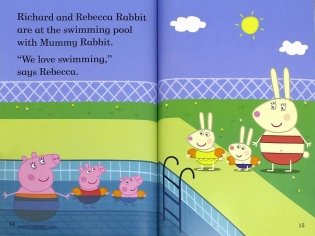 Peppa Pig: Going Swimming – Read it yourself with Ladybird. Level 1 фото книги 2