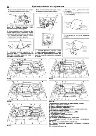 Toyota Caldina. Модели 1997-2002 года выпуска с дизельным 3C-TE (2,2) и бензиновыми 7A-FE (1,8), 3S-FE (2,0), 3S-GE (2,0), 3S-GTE (2,0) двигателями. Руководство по ремонту и техническому обслуживанию фото книги 2