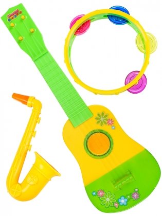 Набор музыкальных инструментов "Маленький оркестр 3" (4 предмета) фото книги