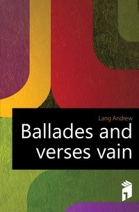 Ballades and verses vain фото книги