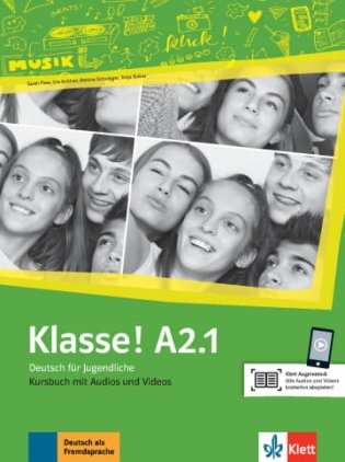 Klasse! A2.1. Kursbuch mit Audios und Videos Online фото книги