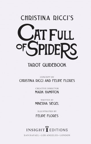 Christina Ricci's Cat Full of Spiders Tarot Deck and Guidebook фото книги 20