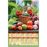 Календарь настенный листовой "Сад и огород" 2017 фото книги
