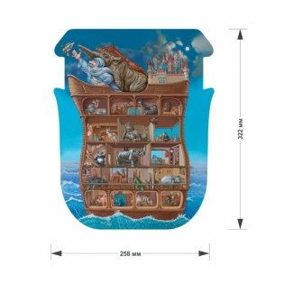 Пазл деревянный "Ноев ковчег", 210 деталей фото книги 4