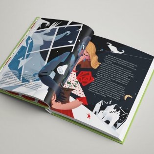 Сказки в стиле великих художников. "Красная шапочка" в стиле поп-арт. "Дюймовочка" в стиле Марка Шагала. "Снежная королева" в стиле Пабло Пикассо. Часть 3 фото книги 2