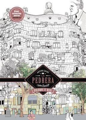 Gaudi: La Pedrera. Coloring poster фото книги