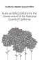 Rules and Regulations for the Government of the National Guard of California фото книги маленькое 2