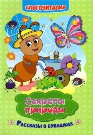 Слогочиталка. Секреты природы. Рассказы о букашках фото книги