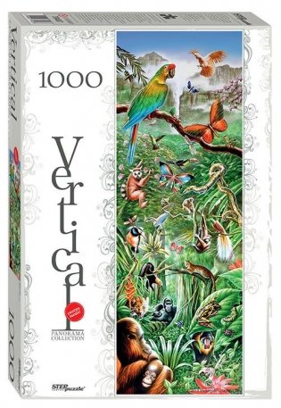 Пазл "Джунгли", 1000 элементов (панорама) фото книги