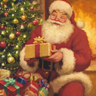 Открытка "Санта Клаус" фото книги