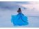 Алмазная мозаика "Девушка в голубом платье" (блест.) 40х30 см, с частичным заполнением (17 цв.). Арт. НД-5870 фото книги маленькое 2