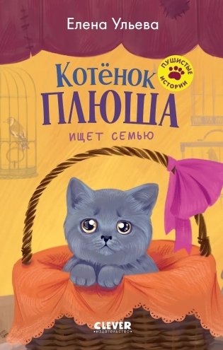 Котенок Плюша ищет семью фото книги