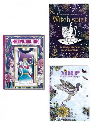 Раскраски юной ведьмы. Подарочный набор фото книги