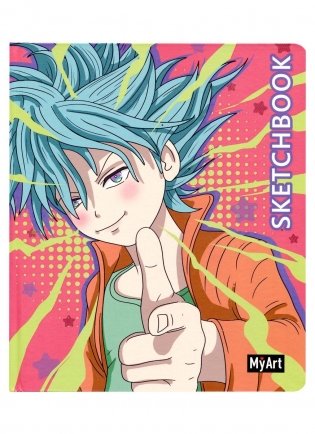 Скетчбук MyArt. Аниме "ELEKTRO BOY" фото книги