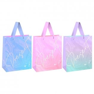 Пакет подарочный 18х23х10 см MESHU "Present", фольга, матовая ламинация. Арт. MS_61658 фото книги